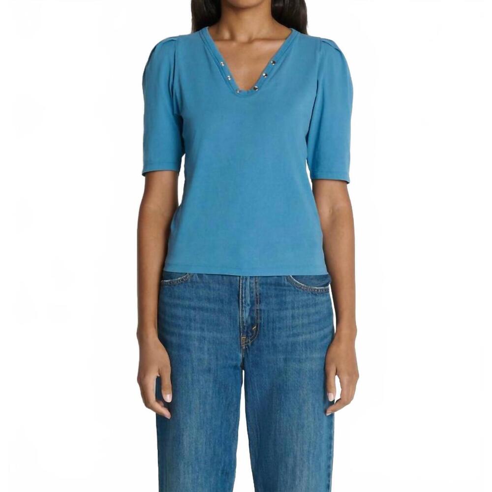 NEW NATION LTD nahal top in indigo